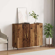 Dressoir 90x34x80 cm oudhout engineered wood