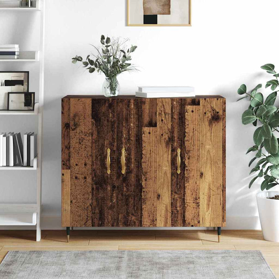 Dressoir Oudhout 90 x 34 x 80 cm Bewerkt hout