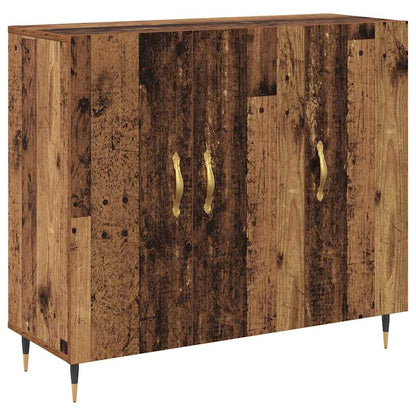 Dressoir Oudhout 90 x 34 x 80 cm Bewerkt hout
