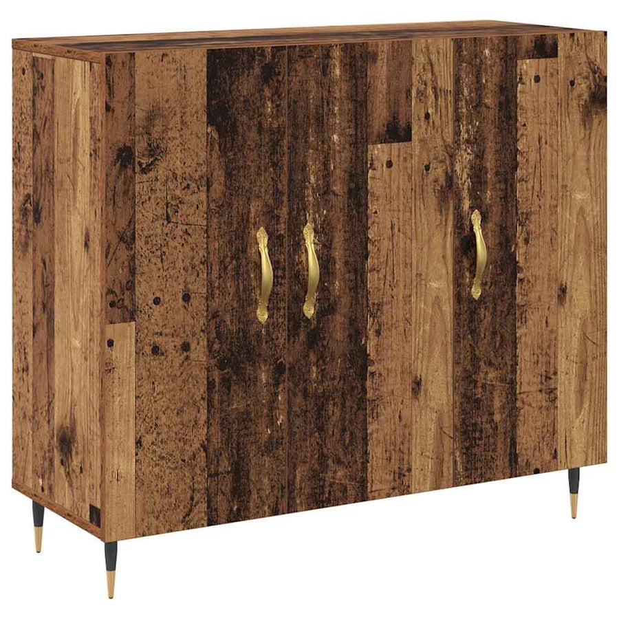 Dressoir Oudhout 90 x 34 x 80 cm Bewerkt hout