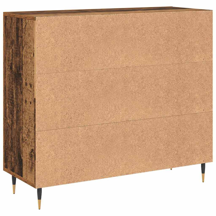 Dressoir Oudhout 90 x 34 x 80 cm Bewerkt hout
