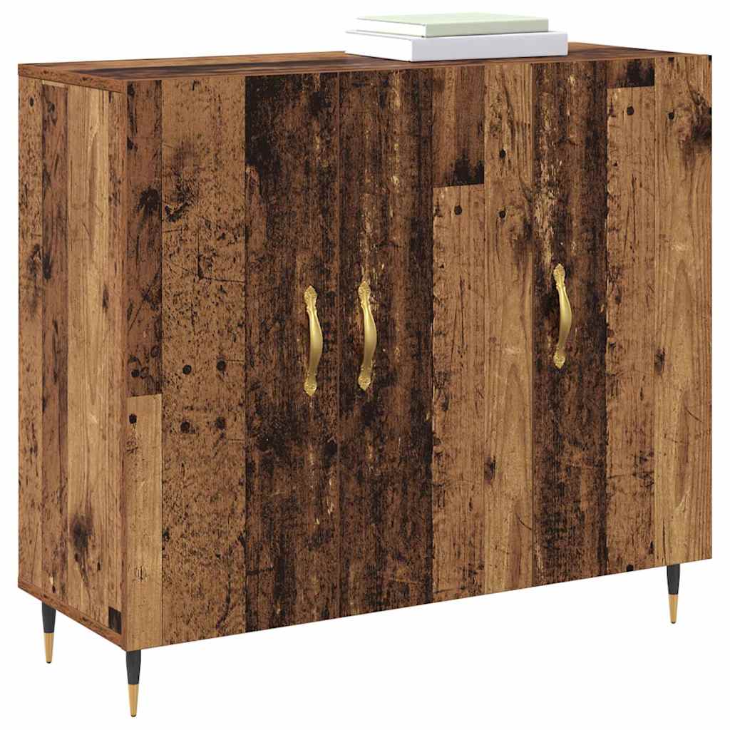 Dressoir Oudhout 90 x 34 x 80 cm Bewerkt hout