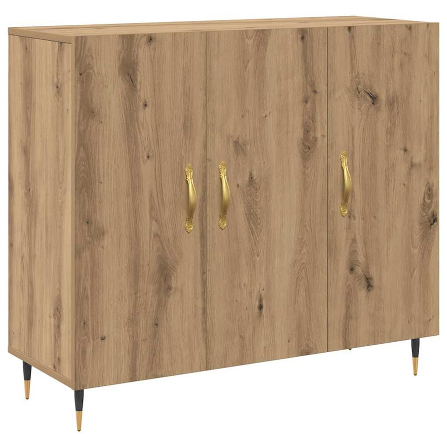 Dressoir Artisan Eiken 90 x 34 x 80 cm Bewerkt hout