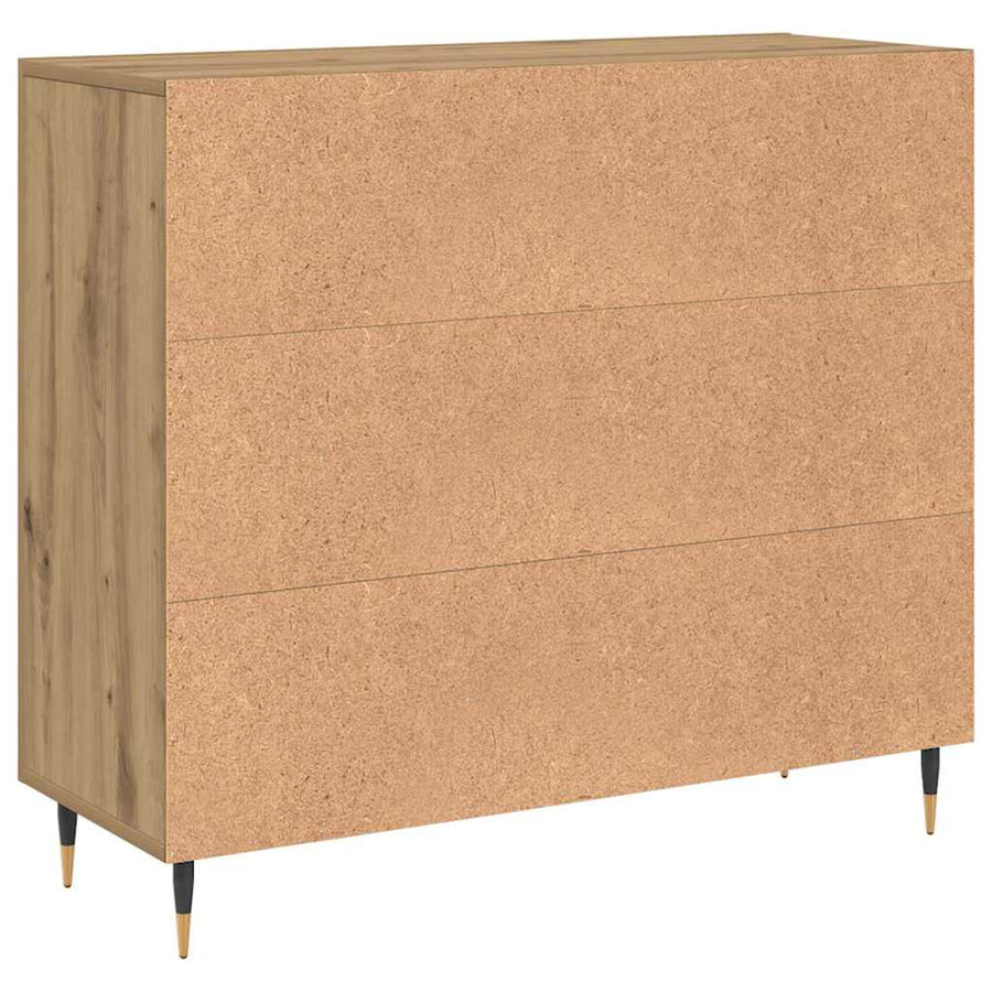 Dressoir Artisan Eiken 90 x 34 x 80 cm Bewerkt hout
