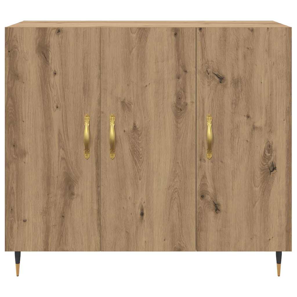 Dressoir Artisan Eiken 90 x 34 x 80 cm Bewerkt hout