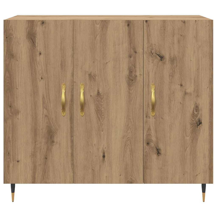 Dressoir Artisan Eiken 90 x 34 x 80 cm Bewerkt hout