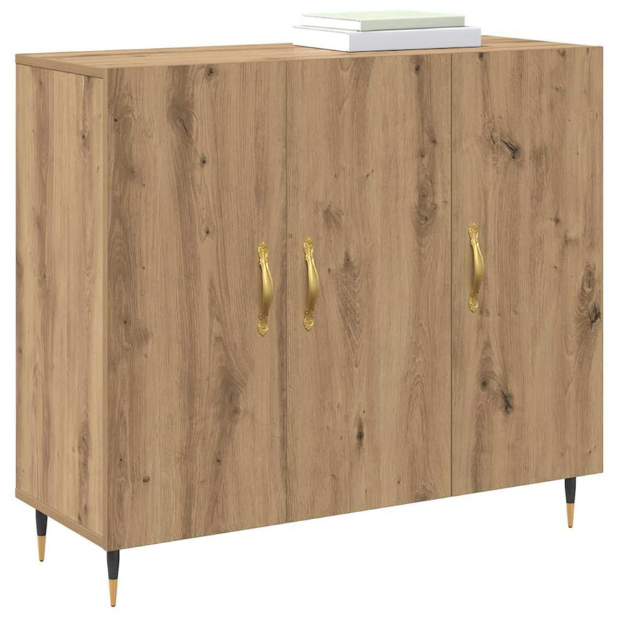 Dressoir Artisan Eiken 90 x 34 x 80 cm Bewerkt hout