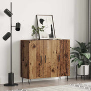 Dressoir 90x32,5x80 cm bewerkt hout oudhout
