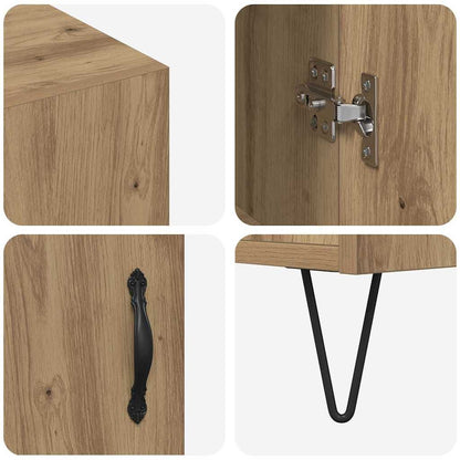 Dressoir Artisan Eiken 90 x 32,5 x 80 cm Bewerkt hout