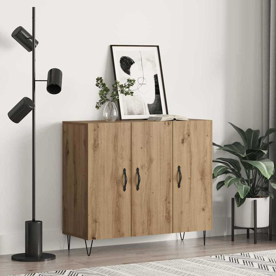 Dressoir Artisan Eiken 90 x 32,5 x 80 cm Bewerkt hout