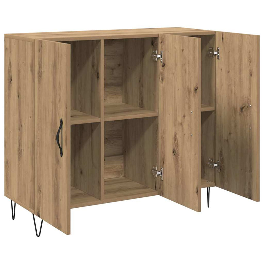 Dressoir Artisan Eiken 90 x 32,5 x 80 cm Bewerkt hout