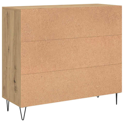 Dressoir Artisan Eiken 90 x 32,5 x 80 cm Bewerkt hout
