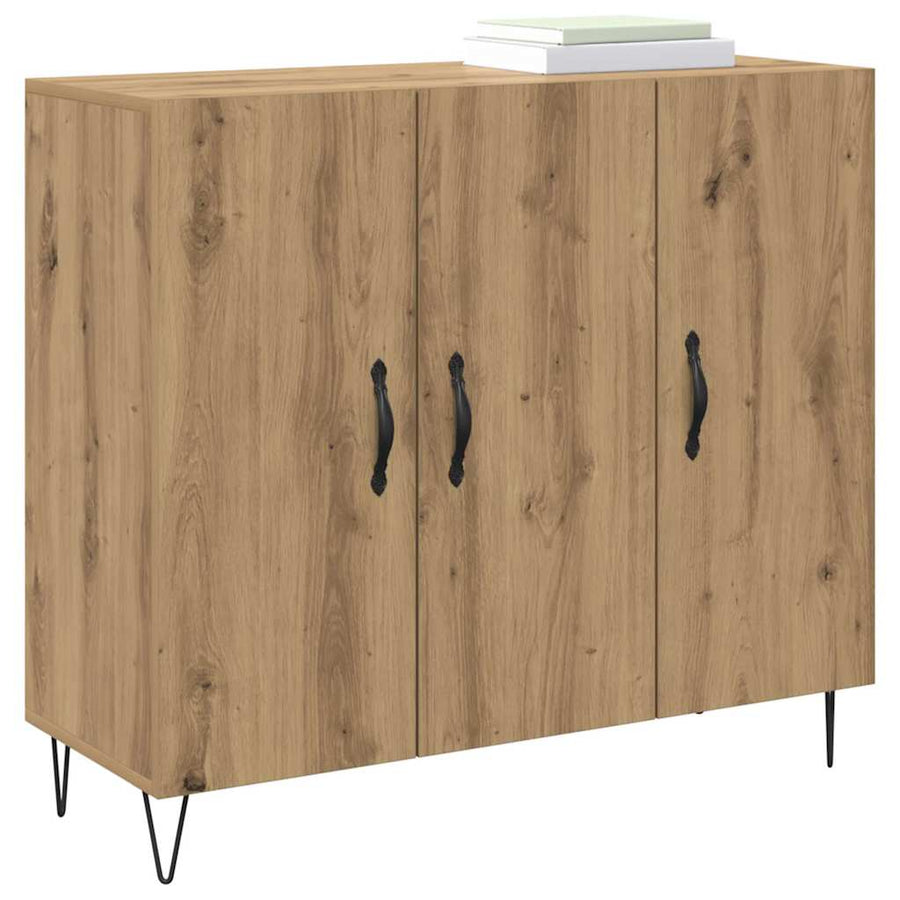 Dressoir Artisan Eiken 90 x 32,5 x 80 cm Bewerkt hout