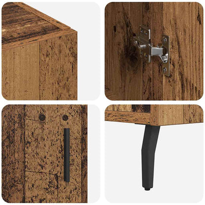Dressoir Oudhout 90 x 34 x 80 cm Bewerkt hout