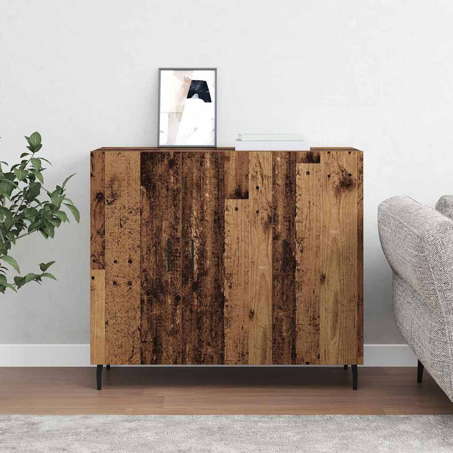 Dressoir Oudhout 90 x 34 x 80 cm Bewerkt hout