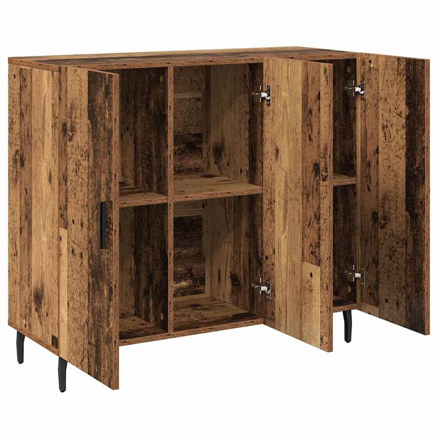 Dressoir Oudhout 90 x 34 x 80 cm Bewerkt hout