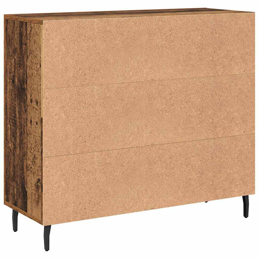 Dressoir Oudhout 90 x 34 x 80 cm Bewerkt hout