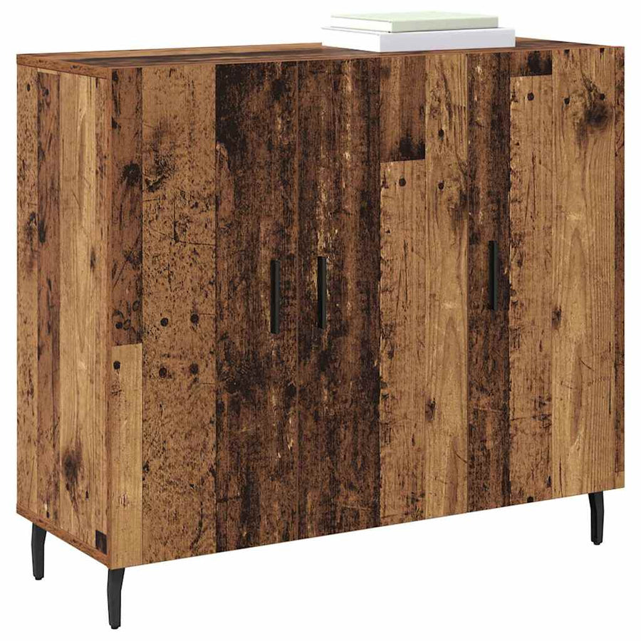 Dressoir Oudhout 90 x 34 x 80 cm Bewerkt hout