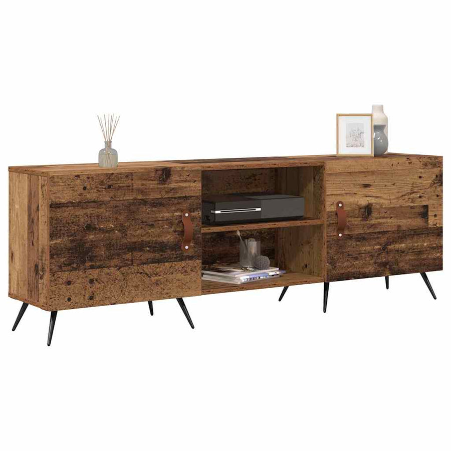 TV-kast Oud hout 150 x 30 x 50 cm Bewerkt hout