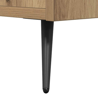 TV-kast artisanaal eikenkleurig 150 x 30 x 50 cm Bewerkt hout