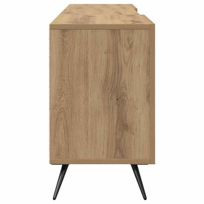 TV-kast artisanaal eikenkleurig 150 x 30 x 50 cm Bewerkt hout