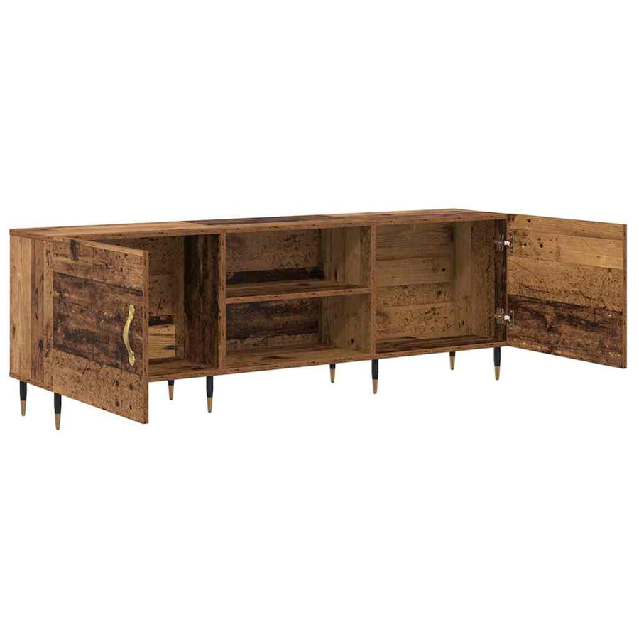TV-kast Oud hout 150 x 30 x 50 cm Bewerkt hout