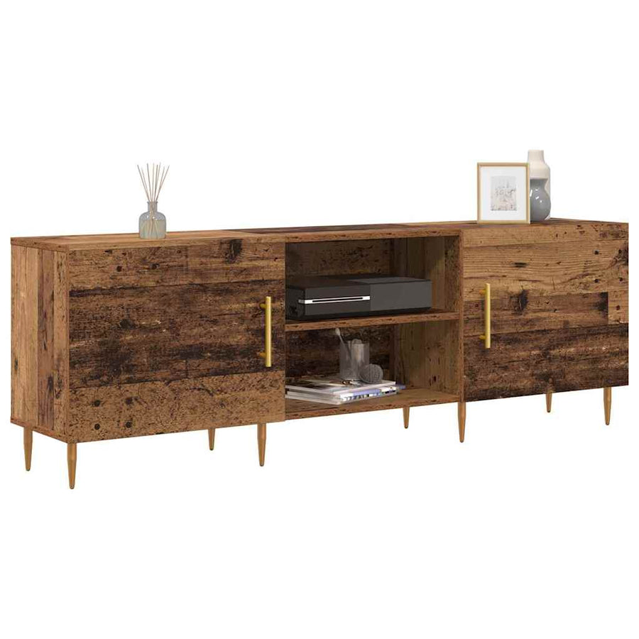 TV-kast Oud hout 150 x 30 x 50 cm Bewerkt hout