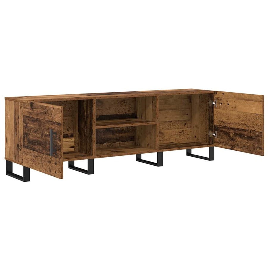 TV-kast Oud Hout 150 x 30 x 50 cm Bewerkt hout