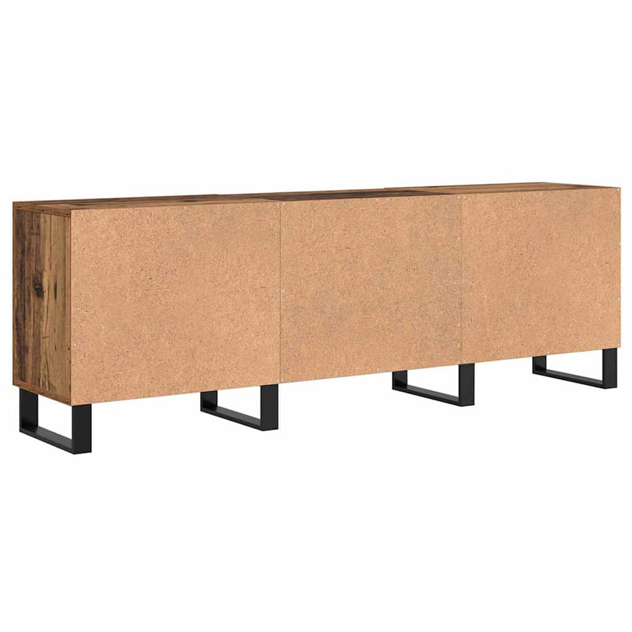 TV-kast Oud Hout 150 x 30 x 50 cm Bewerkt hout