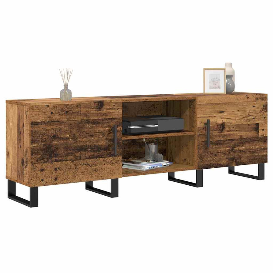 TV-kast Oud Hout 150 x 30 x 50 cm Bewerkt hout