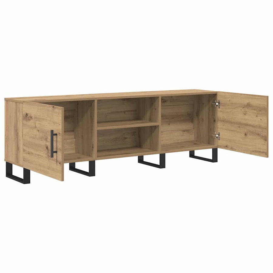 TV-kast Artisan Eiken 150 x 30 x 50 cm Bewerkt hout