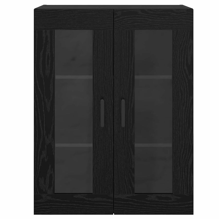 Dressoir Zwart 69.5 x 34 x 90 cm Bewerkt hout