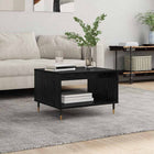Salontafel zwart eiken 60x50x40 cm