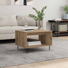 Salontafel 60x50x40 cm eikenkleurig bewerkt hout