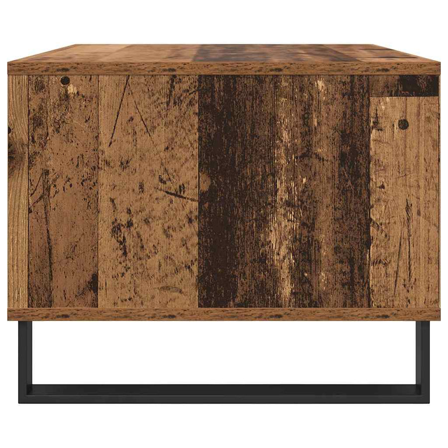 Salontafel Oud hout 60 x 50 x 40 cm Bewerkt hout