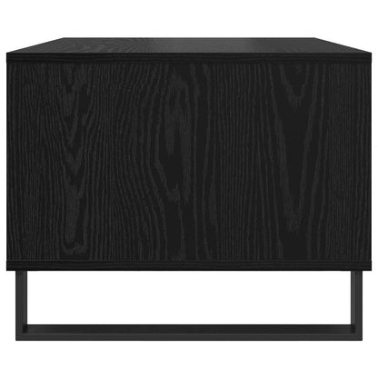 Salontafel Zwart eiken 60 x 50 x 40 cm Bewerkt hout
