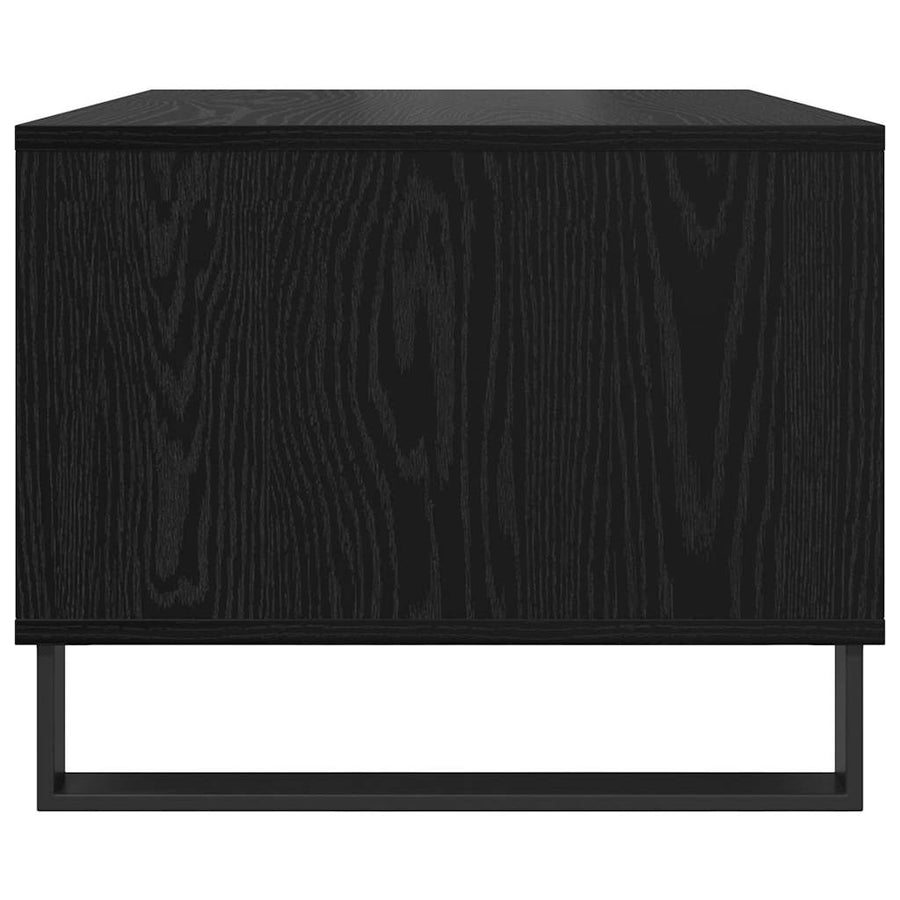 Salontafel Zwart eiken 60 x 50 x 40 cm Bewerkt hout