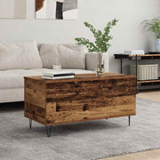Salontafel 90x44.5x45 cm bewerkt hout bruin