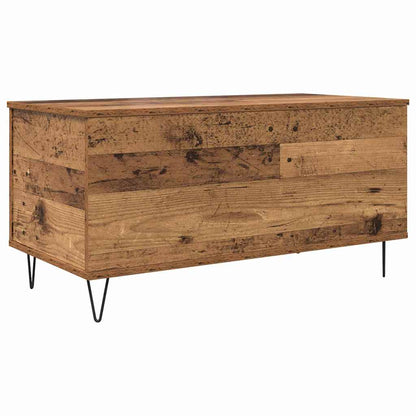 Salontafel Oud hout 90 x 44.5 x 45 cm Bewerkt hout