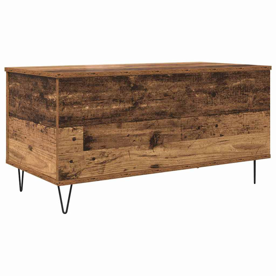 Salontafel Oud hout 90 x 44.5 x 45 cm Bewerkt hout