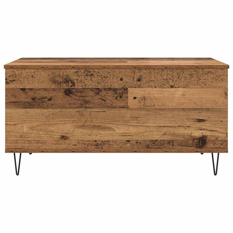 Salontafel Oud hout 90 x 44.5 x 45 cm Bewerkt hout