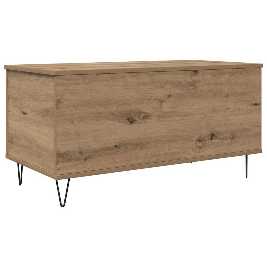 Salontafel artisanaal eikenkleurig 90 x 44.5 x 45 cm