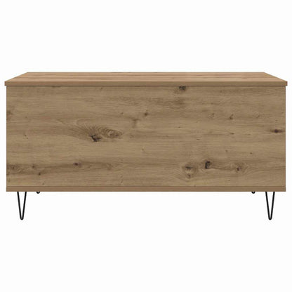 Salontafel artisanaal eikenkleurig 90 x 44.5 x 45 cm