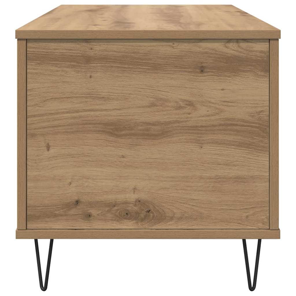 Salontafel artisanaal eikenkleurig 90 x 44.5 x 45 cm