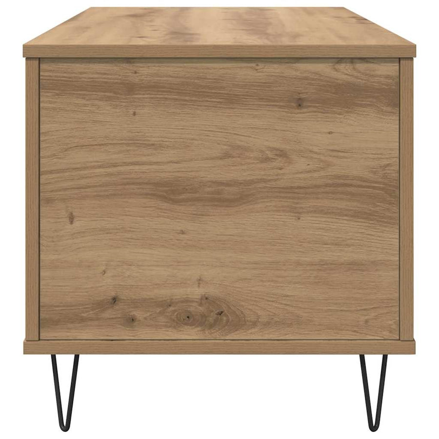 Salontafel artisanaal eikenkleurig 90 x 44.5 x 45 cm