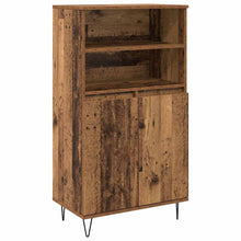 Highboard Bruin 60 x 36 x 110 cm Bewerkt hout