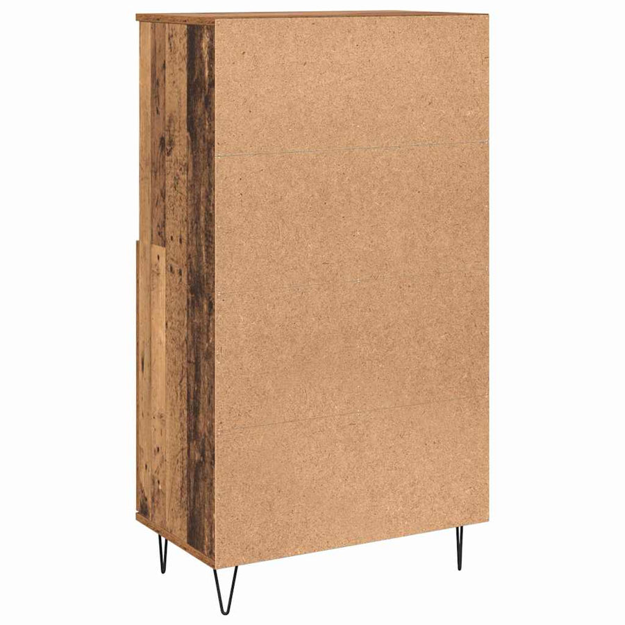 Highboard Bruin 60 x 36 x 110 cm Bewerkt hout