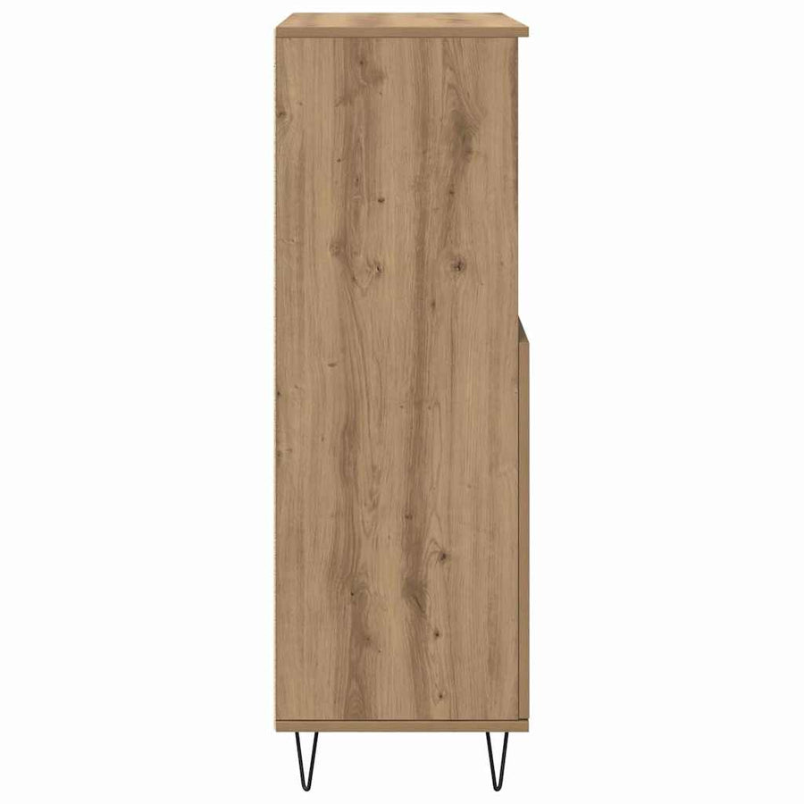 Highboard Bruin 60 x 36 x 110 cm Bewerkt hout