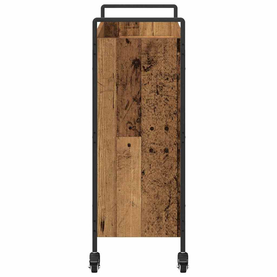 Keuken Trolley Oudhout 70 x 30 x 82 cm Bewerkt hout