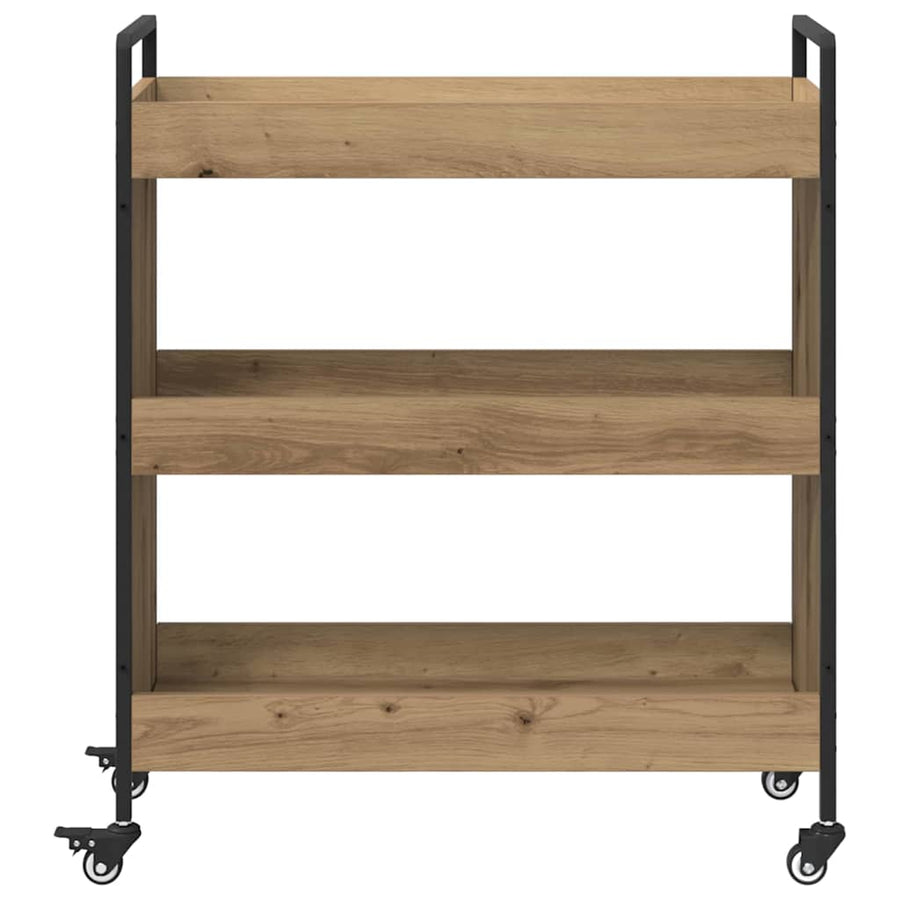 Keuken Trolley Artisan Eiken 70 x 30 x 82 cm Bewerkt hout